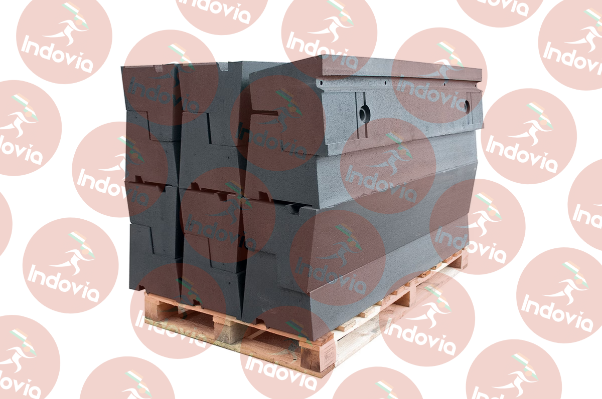 Rubber edge beam construction detail