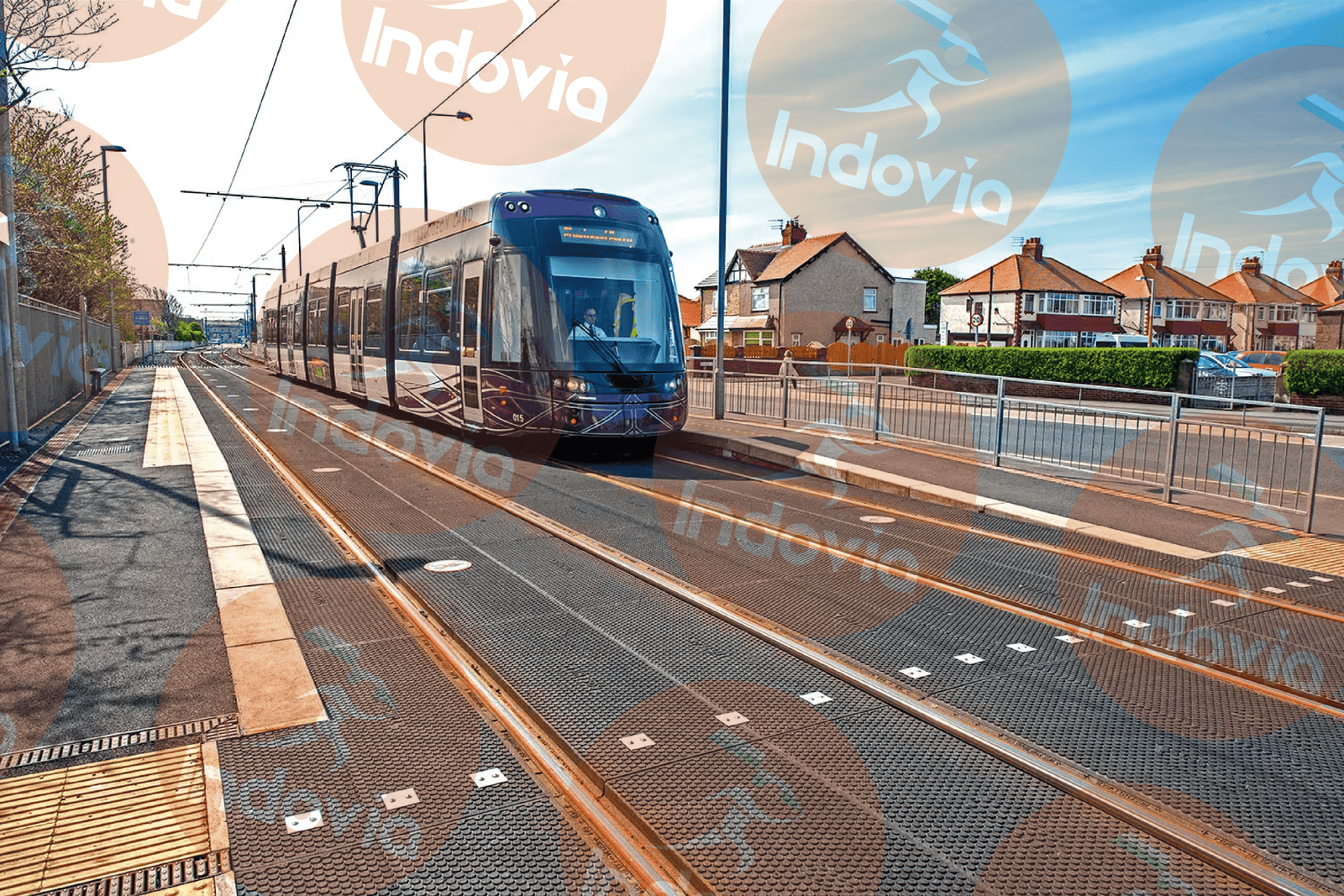 Baseplate system for tramways