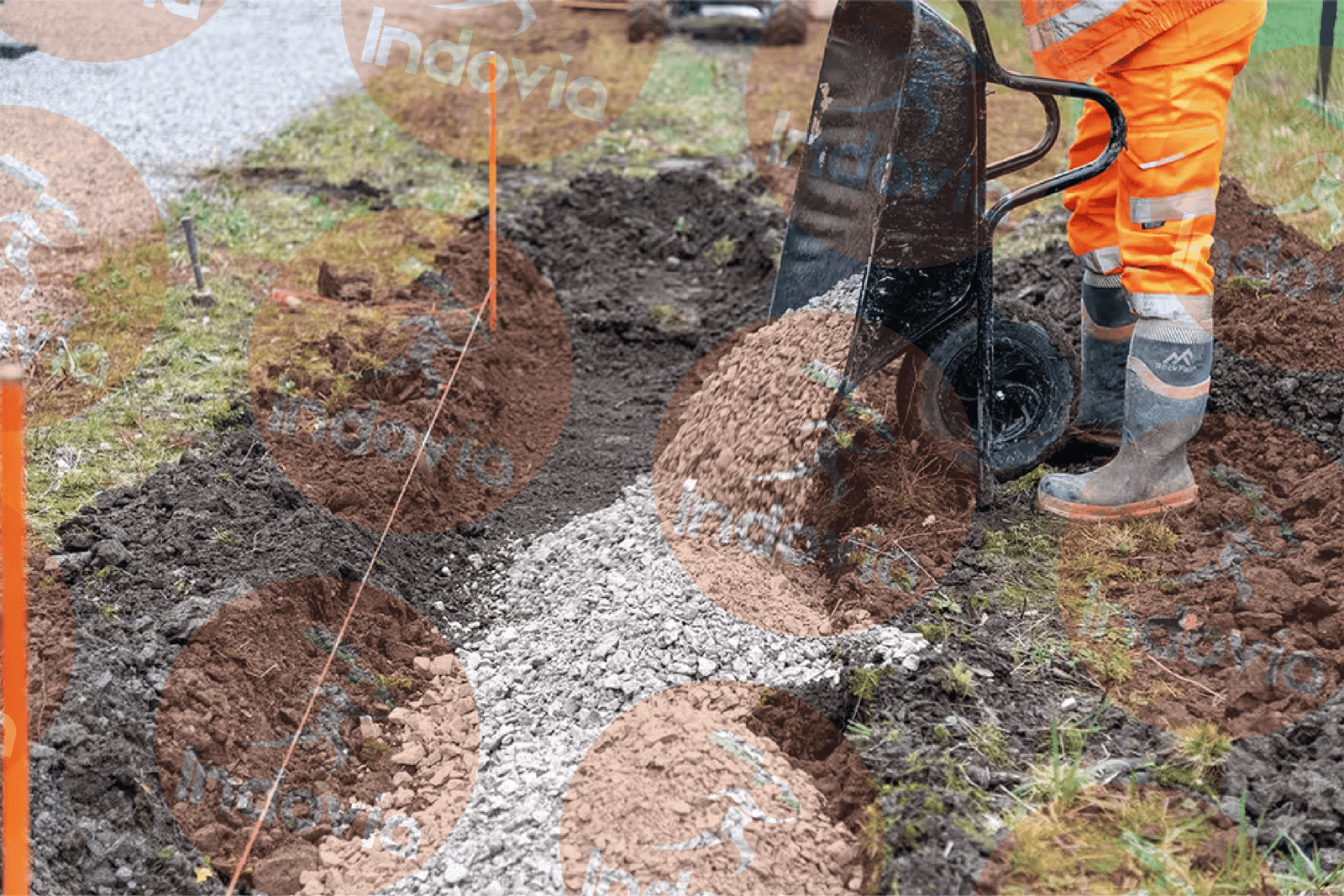 Walkway panel preparation and layout