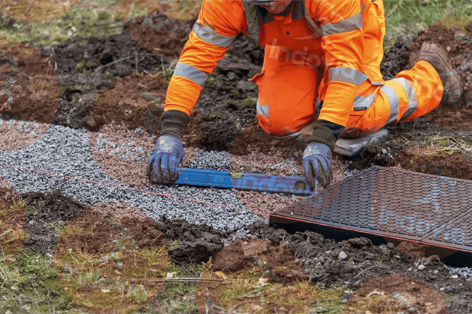 Installation progress mid-way